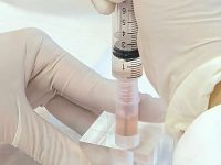 Close-up of a syringe drawing concentrated stem cells or PRP fluid for a regenerative medicine treatment at AMA Regen Med.