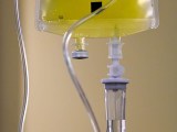 IV drip therapy for a patient.
