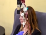 Patient receiving an ozone therapy treatment